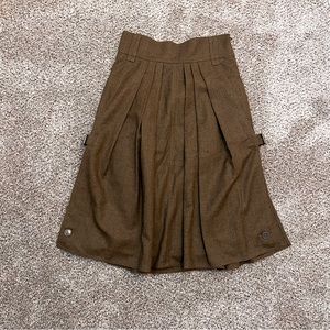 Etro Brown Midi Skirt
